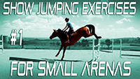 Small arena show jumping exercise